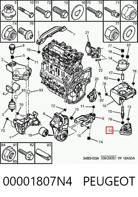  00001807N4 Peugeot/Citroen