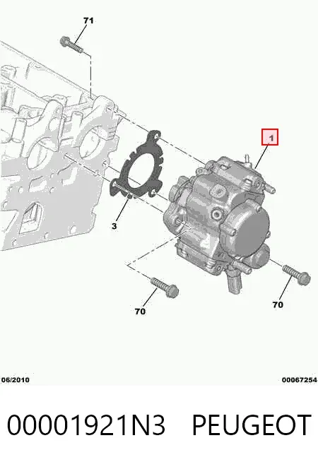 ТНВД 00001921N3 Peugeot/Citroen