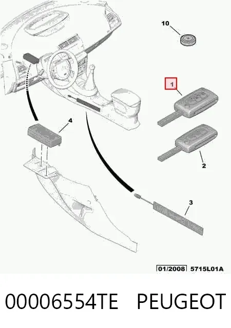  00006554TE Peugeot/Citroen