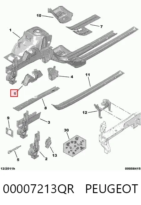  00007213QR Peugeot/Citroen