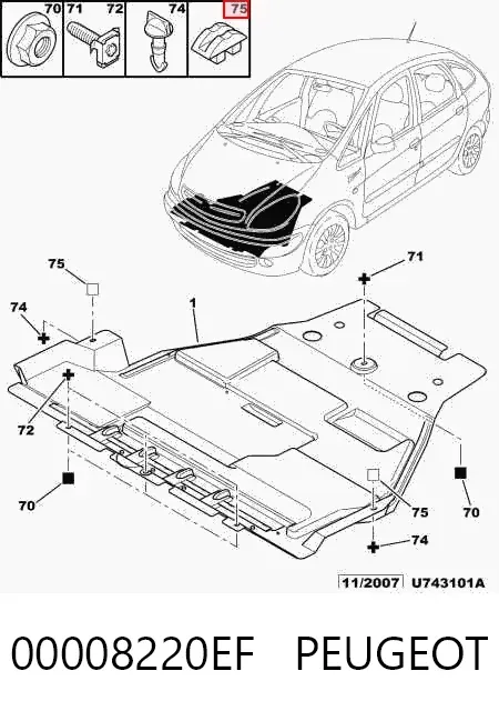  00008220EF Peugeot/Citroen