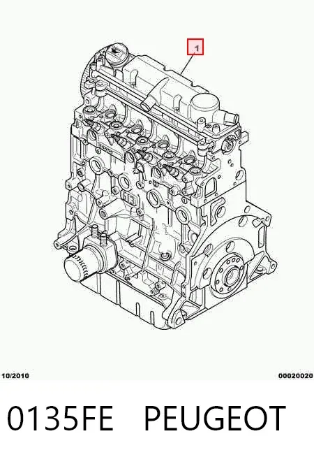 Двигатель 0135FE Peugeot/Citroen