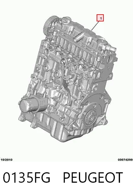 Двигатель 0135FG Peugeot/Citroen