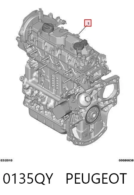 Двигатель 0135QY Peugeot/Citroen