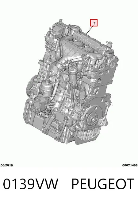 Двигатель 0139VW Peugeot/Citroen