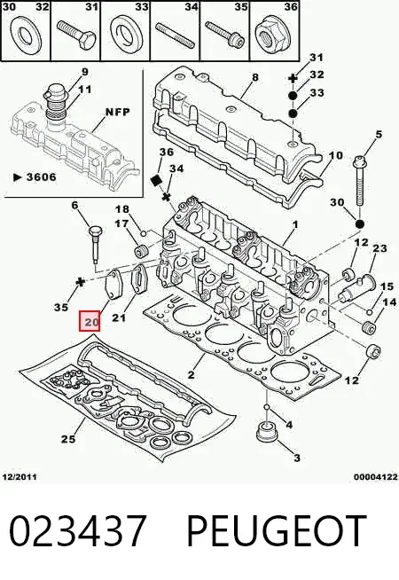  023437 Peugeot/Citroen
