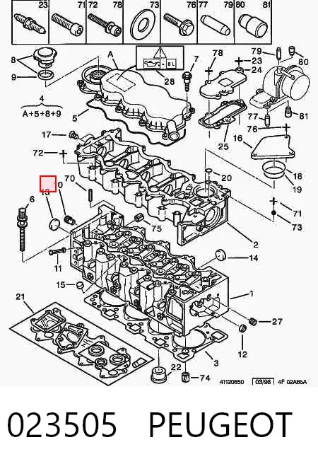  023505 Peugeot/Citroen