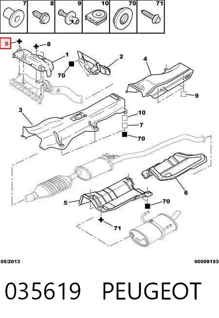 Болт 035619 Peugeot/Citroen