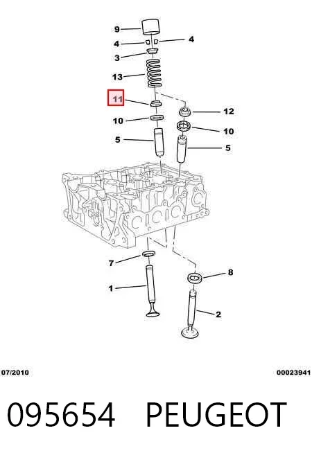 Сальник впускного клапана 095654 Peugeot/Citroen
