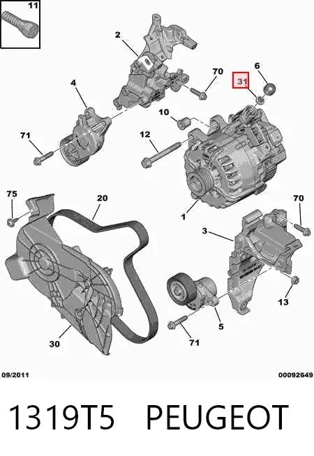  1319T5 Peugeot/Citroen