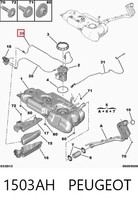  1503AH Peugeot/Citroen