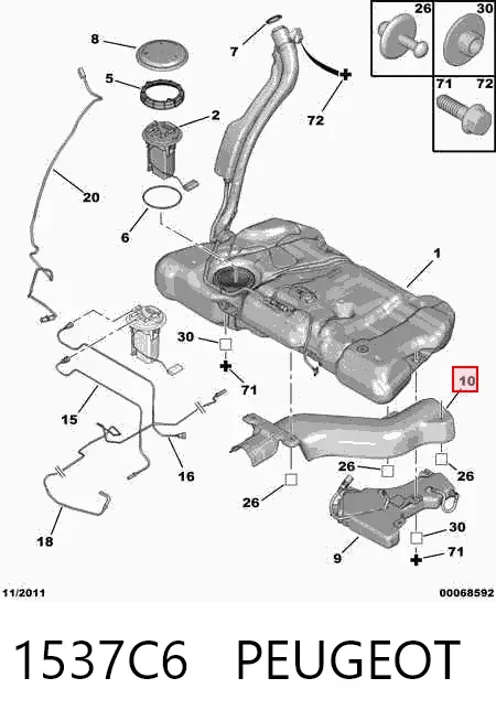  1537C6 Peugeot/Citroen