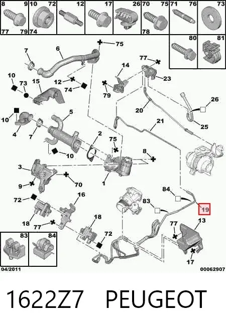  1622Z7 Peugeot/Citroen