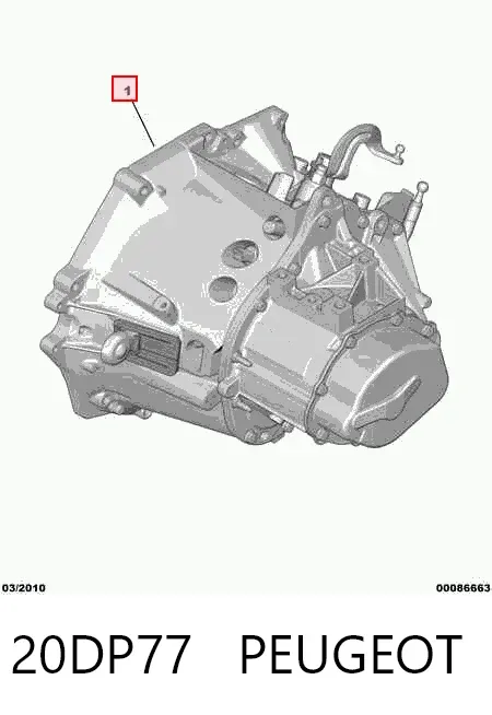 КПП 20DP77 Peugeot/Citroen