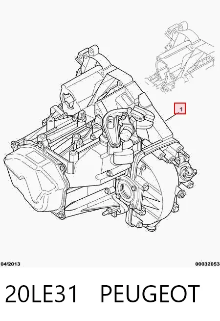 КПП 20LE31 Peugeot/Citroen