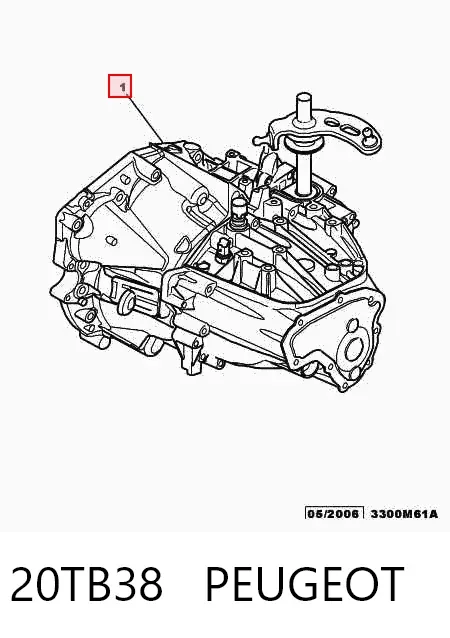КПП 20TB38 Peugeot/Citroen