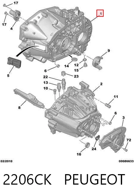  2206CK Peugeot/Citroen