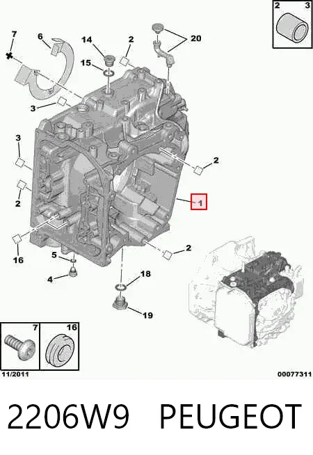  2206W9 Peugeot/Citroen