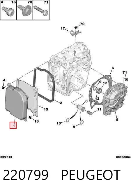 Стартер 220799 Peugeot/Citroen