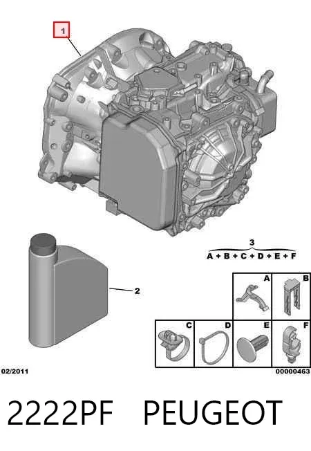 АКПП 2222PF Peugeot/Citroen