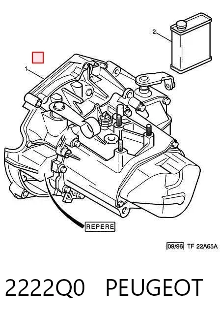 КПП 2222Q0 Peugeot/Citroen
