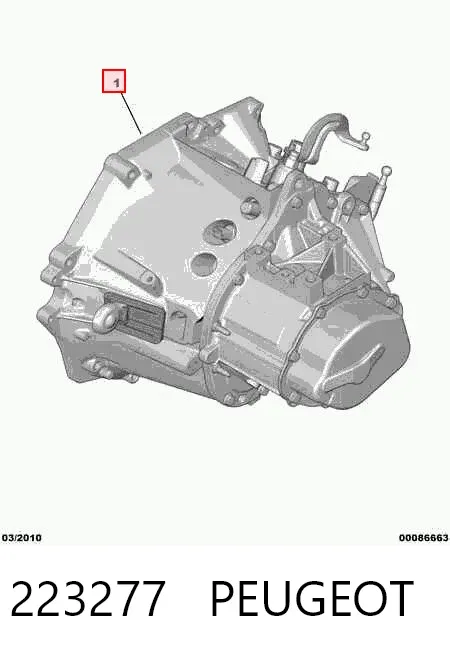 КПП 223277 Peugeot/Citroen