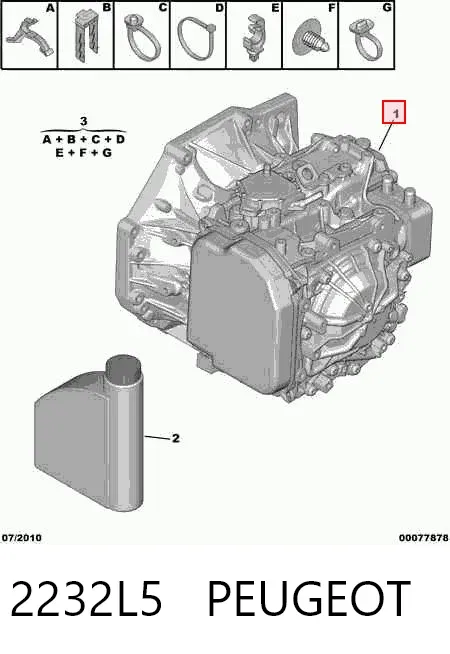 АКПП 2232L5 Peugeot/Citroen