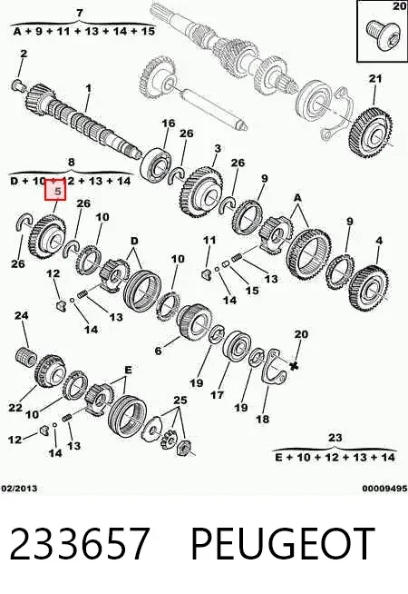  233657 Peugeot/Citroen