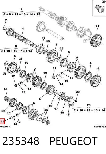  235348 Peugeot/Citroen