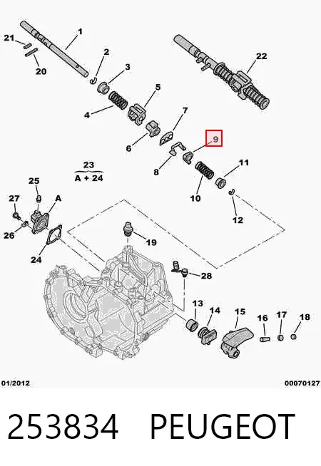  253834 Peugeot/Citroen