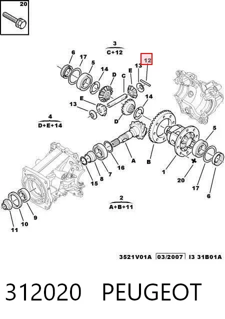  312020 Peugeot/Citroen