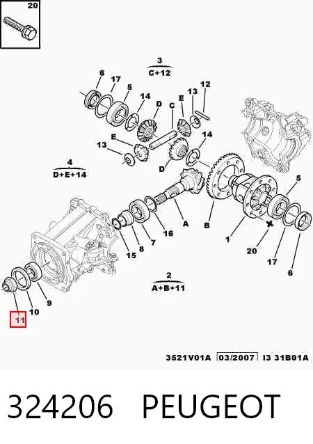  324206 Peugeot/Citroen