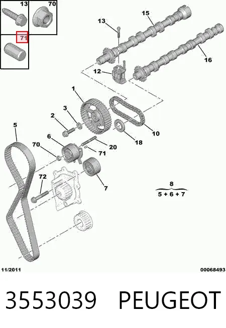  3553039 Peugeot/Citroen