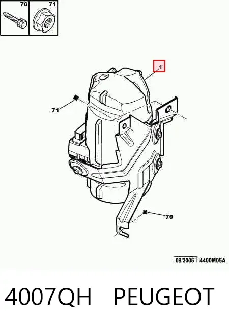 Насос ГУР 4007QH Peugeot/Citroen