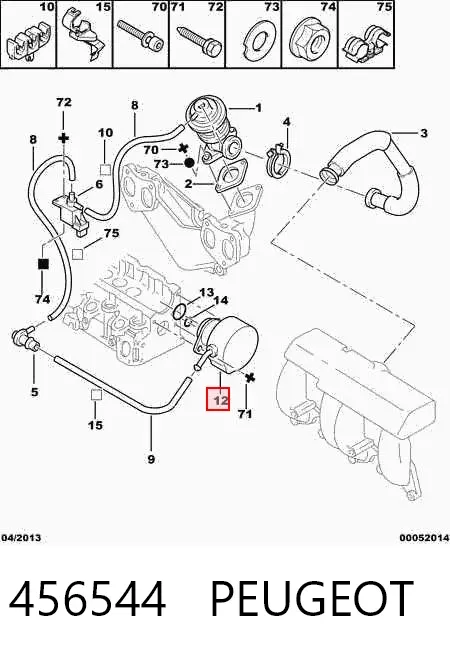 Вакуумный насос 456544 Peugeot/Citroen