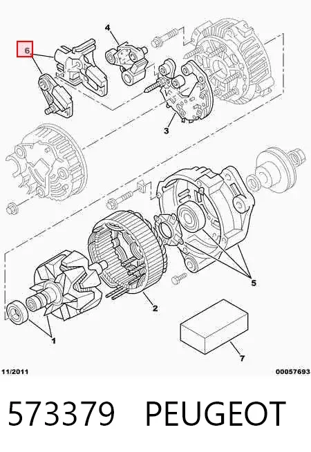 Диодный мост 573379 Peugeot/Citroen