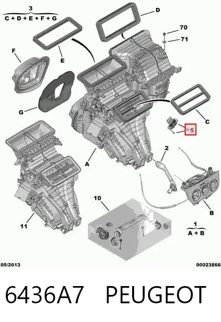  6436A7 Peugeot/Citroen