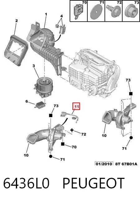  6436L0 Peugeot/Citroen