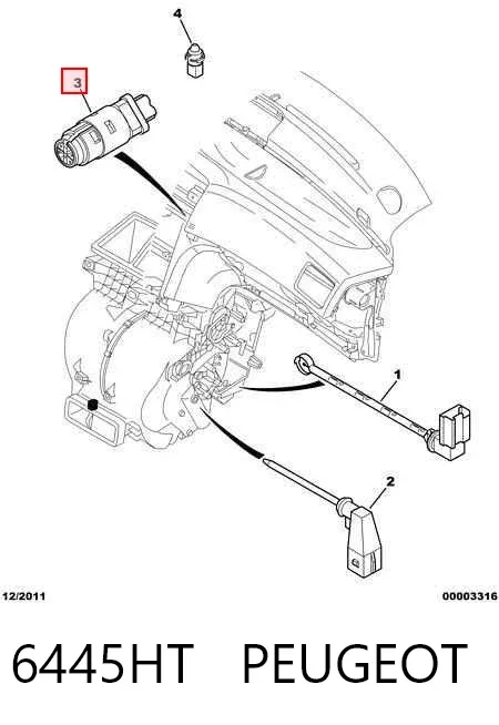 6445HT Peugeot/Citroen