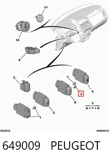  649009 Peugeot/Citroen