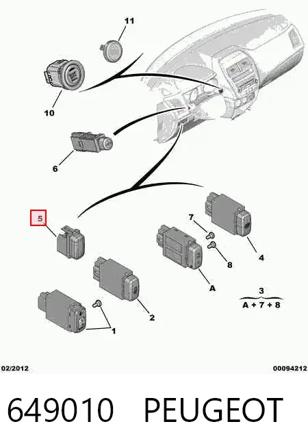 Масляный фильтр 649010 Peugeot/Citroen