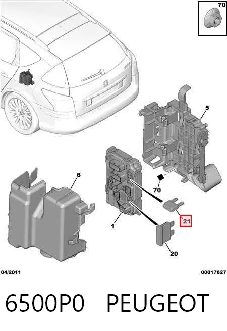  6500P0 Peugeot/Citroen