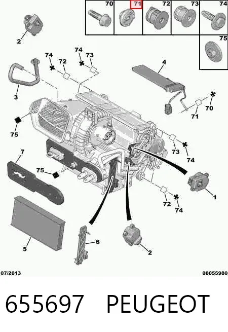  655697 Peugeot/Citroen