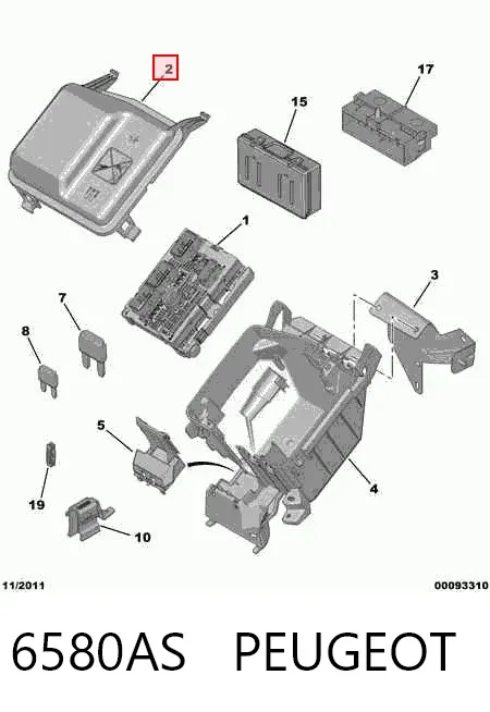  6580AS Peugeot/Citroen