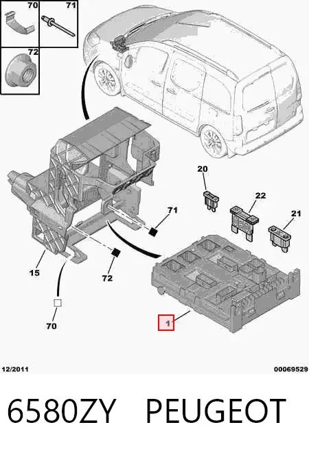  6580ZY Peugeot/Citroen