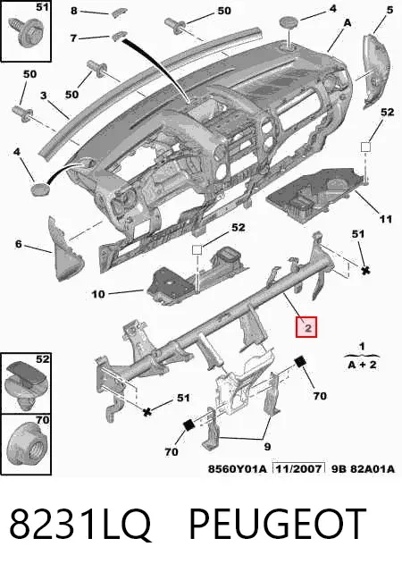  8231LQ Peugeot/Citroen