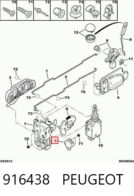  916438 Peugeot/Citroen