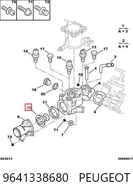 Термостат 9641338680 Peugeot/Citroen