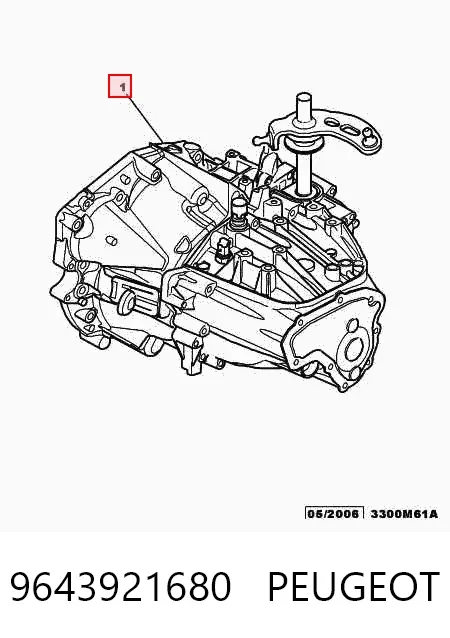 КПП 9643921680 Peugeot/Citroen
