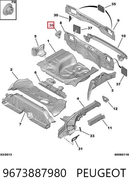  9673887980 Peugeot/Citroen